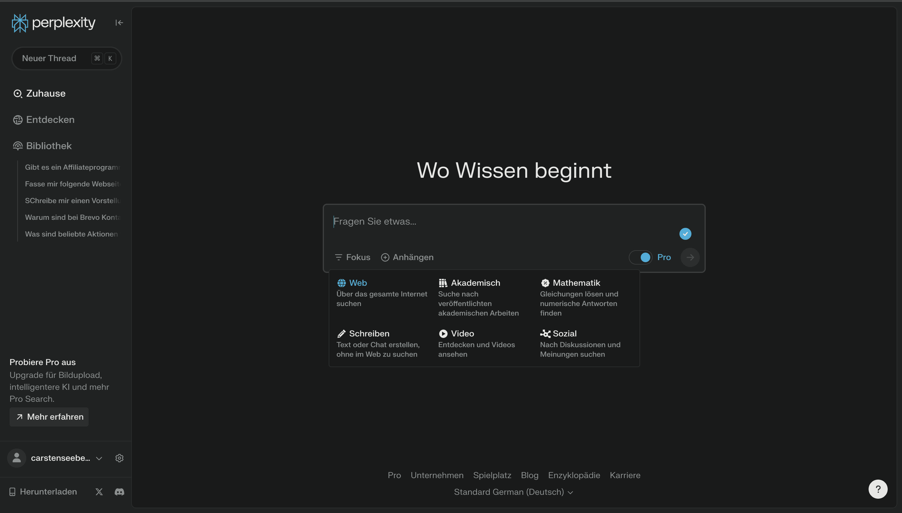 Beitragsbild Perplexity.ai – Diese KI verändert die Suche und Recherche.