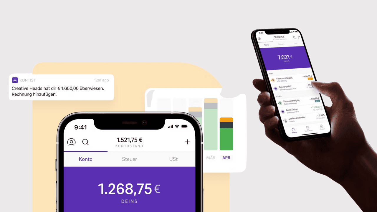Beitragsbild Kontist: Ein optimales Bankkonto für Freelancer und kleinere Unternehmen